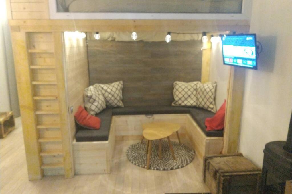 Chaleureux Petit Appartement De 4 Couchages Saint-Étienne-de-Tinée Exterior foto